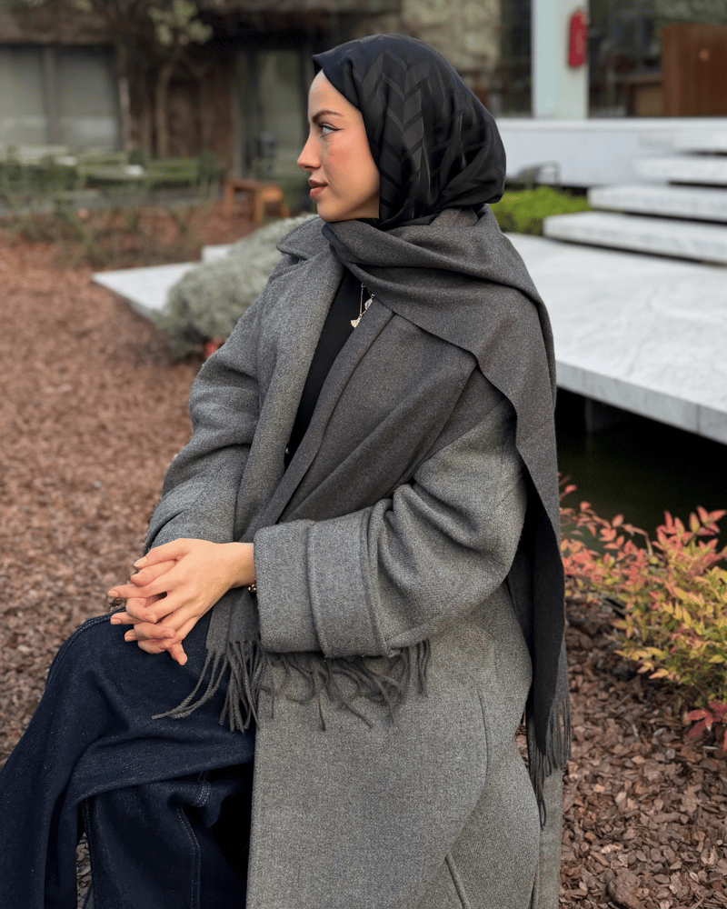 Füme İthal Kaşmir Atkı · görsel 2