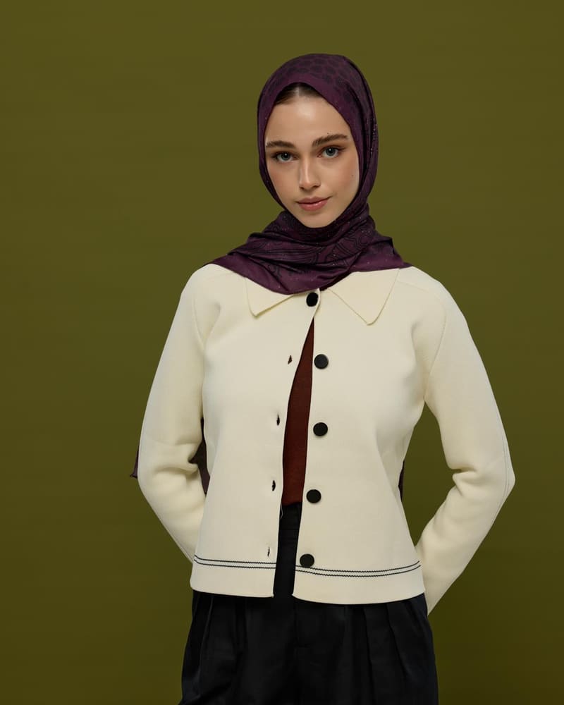 Gece & Mürdüm Bala Hatun Desen Şal - 76 · görsel 4
