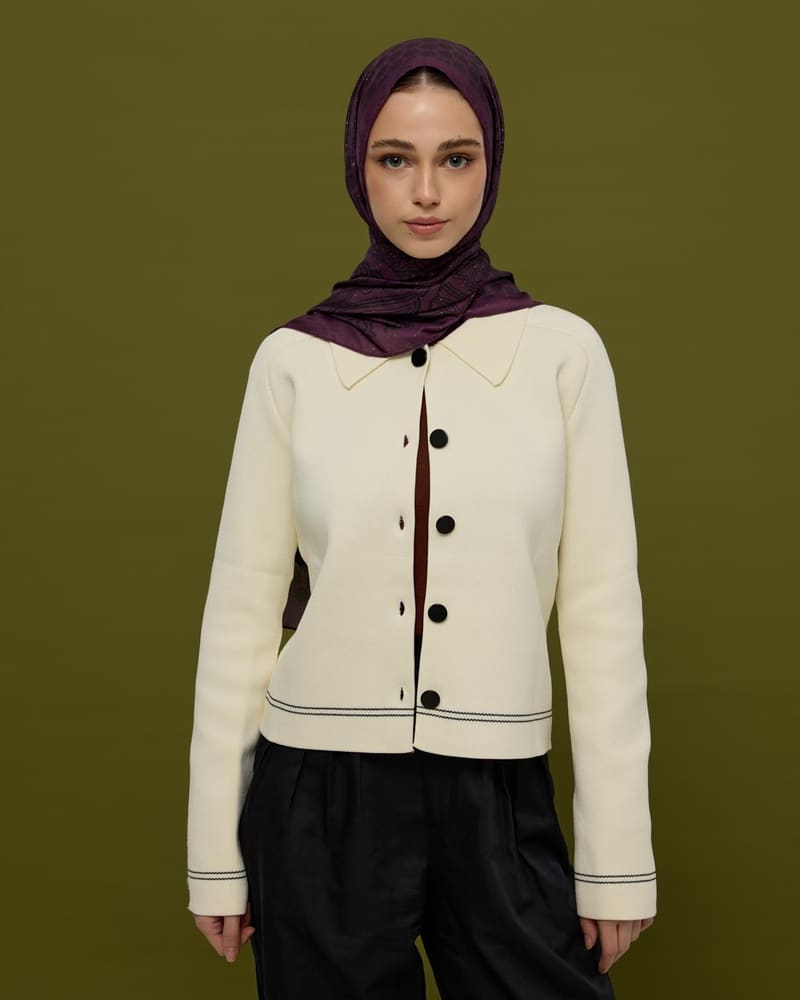 Gece & Mürdüm Bala Hatun Desen Şal - 76 · görsel 3
