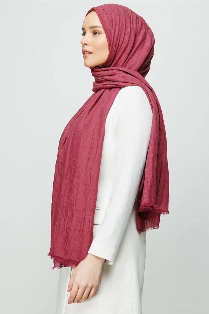 Gül Kurusu Bambu Şal · görsel 2