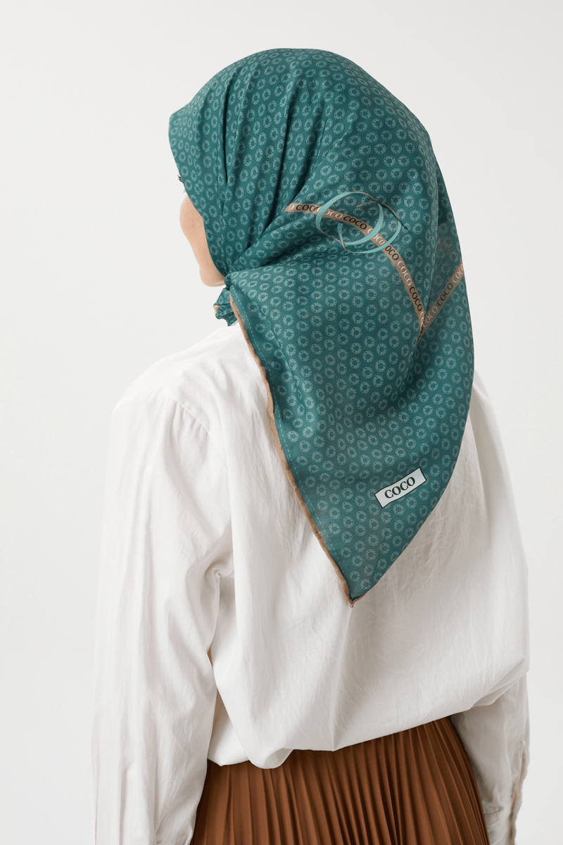 Haki - Morocco Pamuk Eşarp · görsel 3