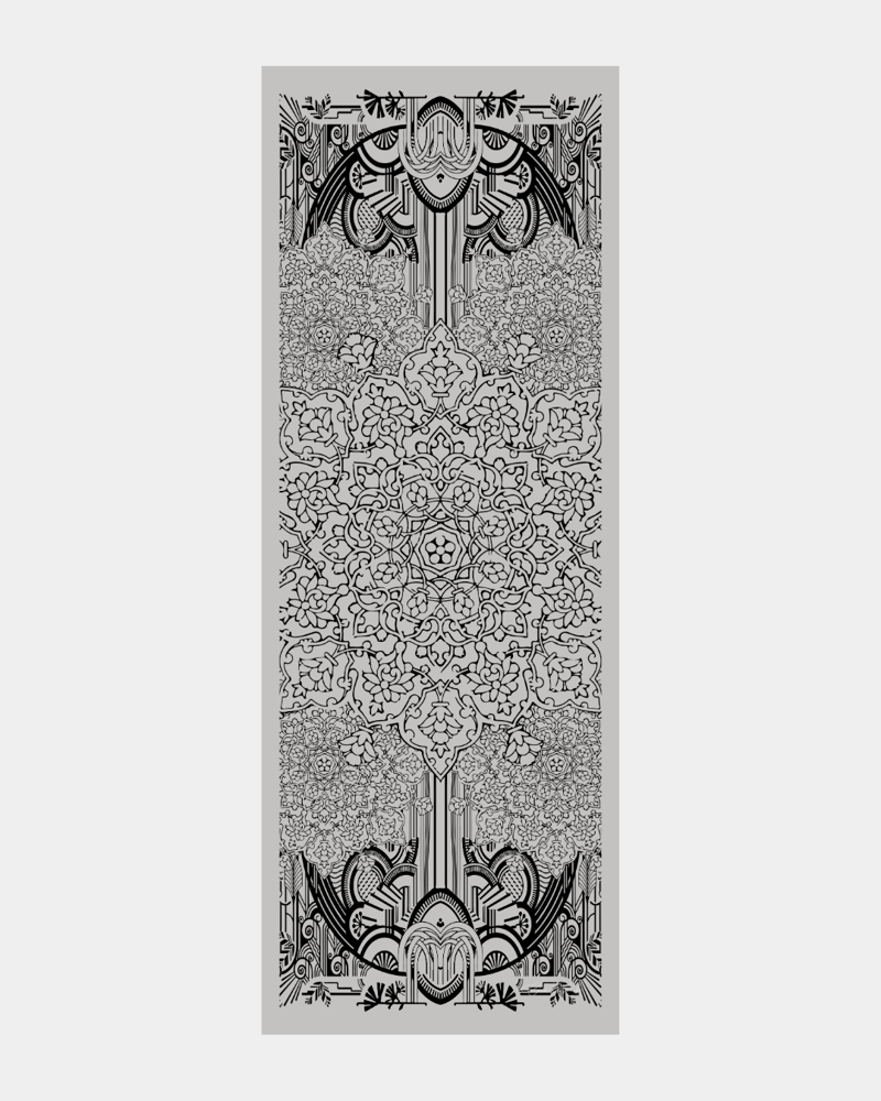 İnci & Siyah Harem Rüyası Desen Şal - 66 · görsel 6
