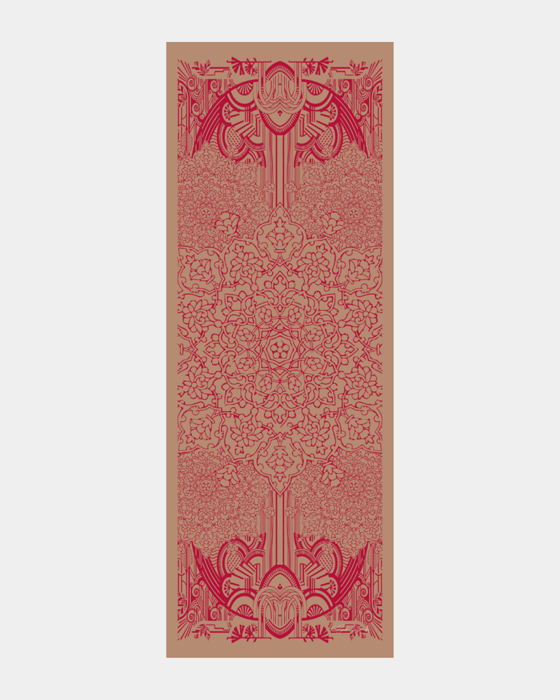 Kum Beji & Nar Çiçeği Harem Rüyası Desen Şal - 08 · görsel 7