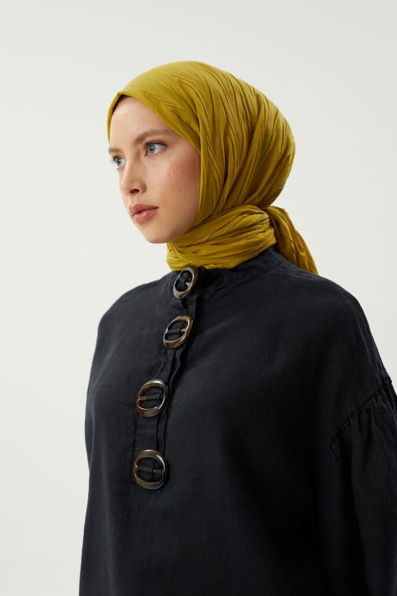 Olive Piliseli Bambu Şal · görsel 2