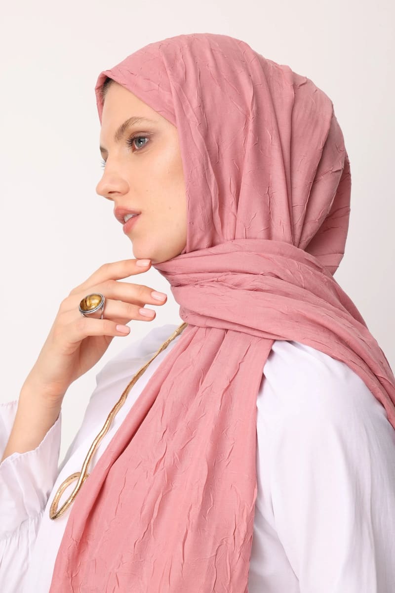 Pembe Bambu Şal · görsel 3