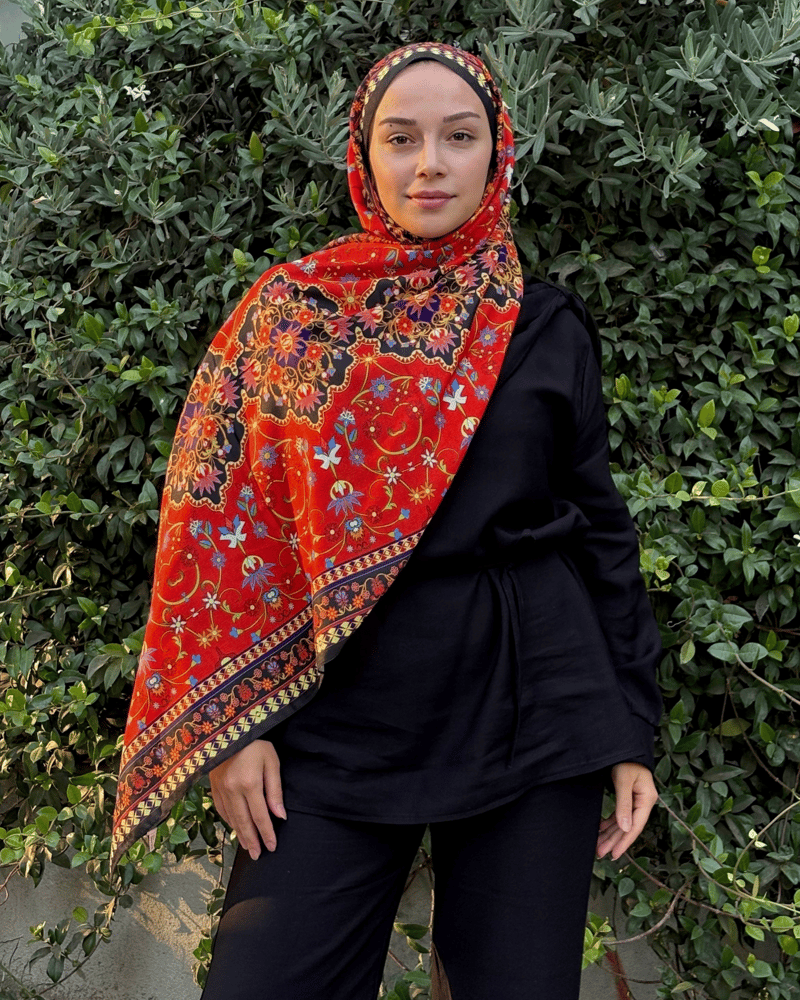 Rüzgarın Sesi Silk Nomads Vual İpek Şal · görsel 4