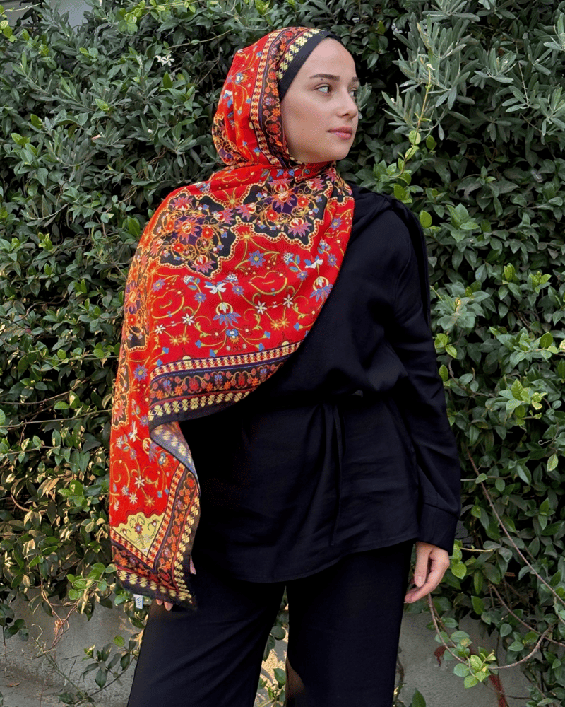 Rüzgarın Sesi Silk Nomads Vual İpek Şal · görsel 2