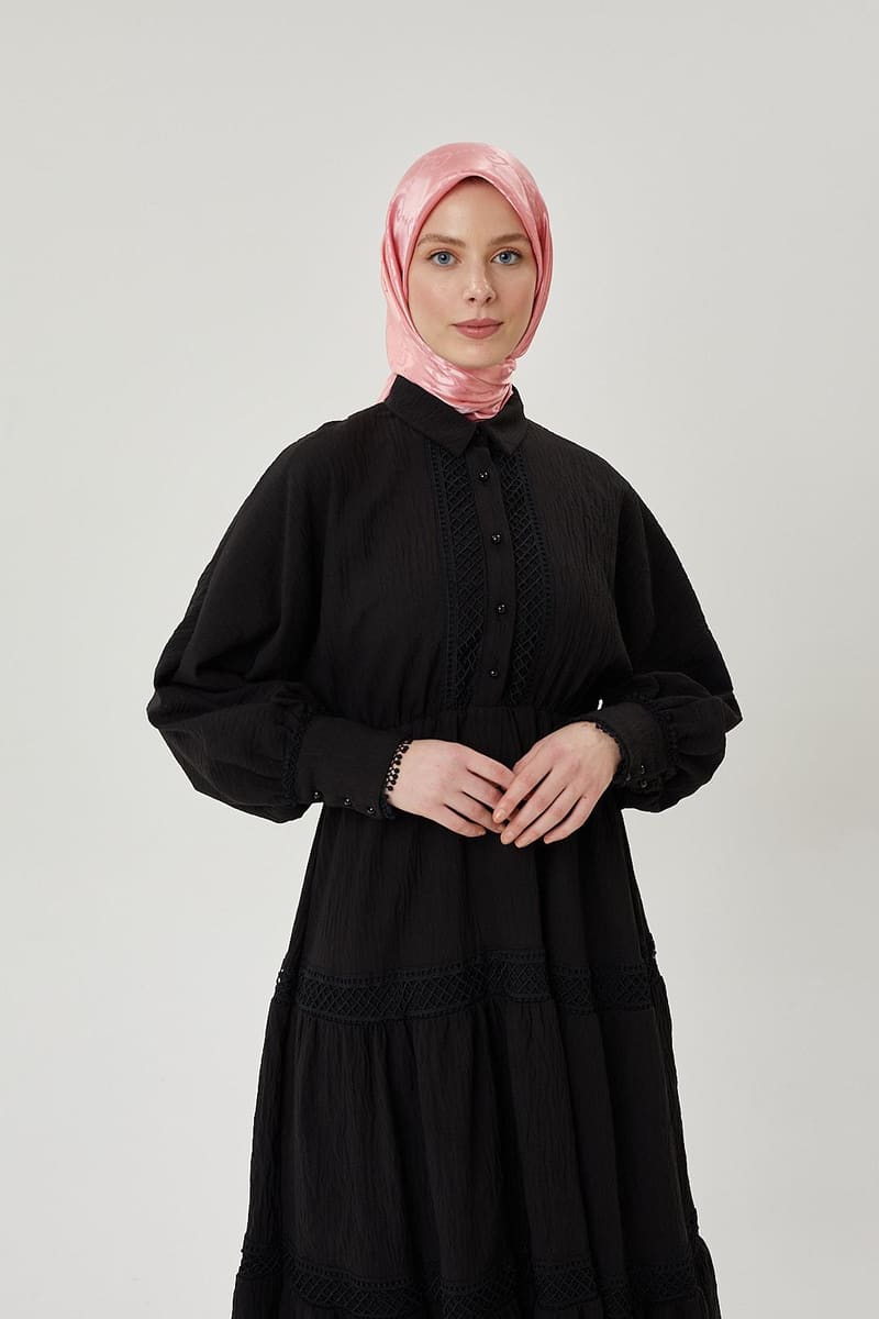 Şeker Pembe G Desen Parlak Jakar Eşarp · görsel 3