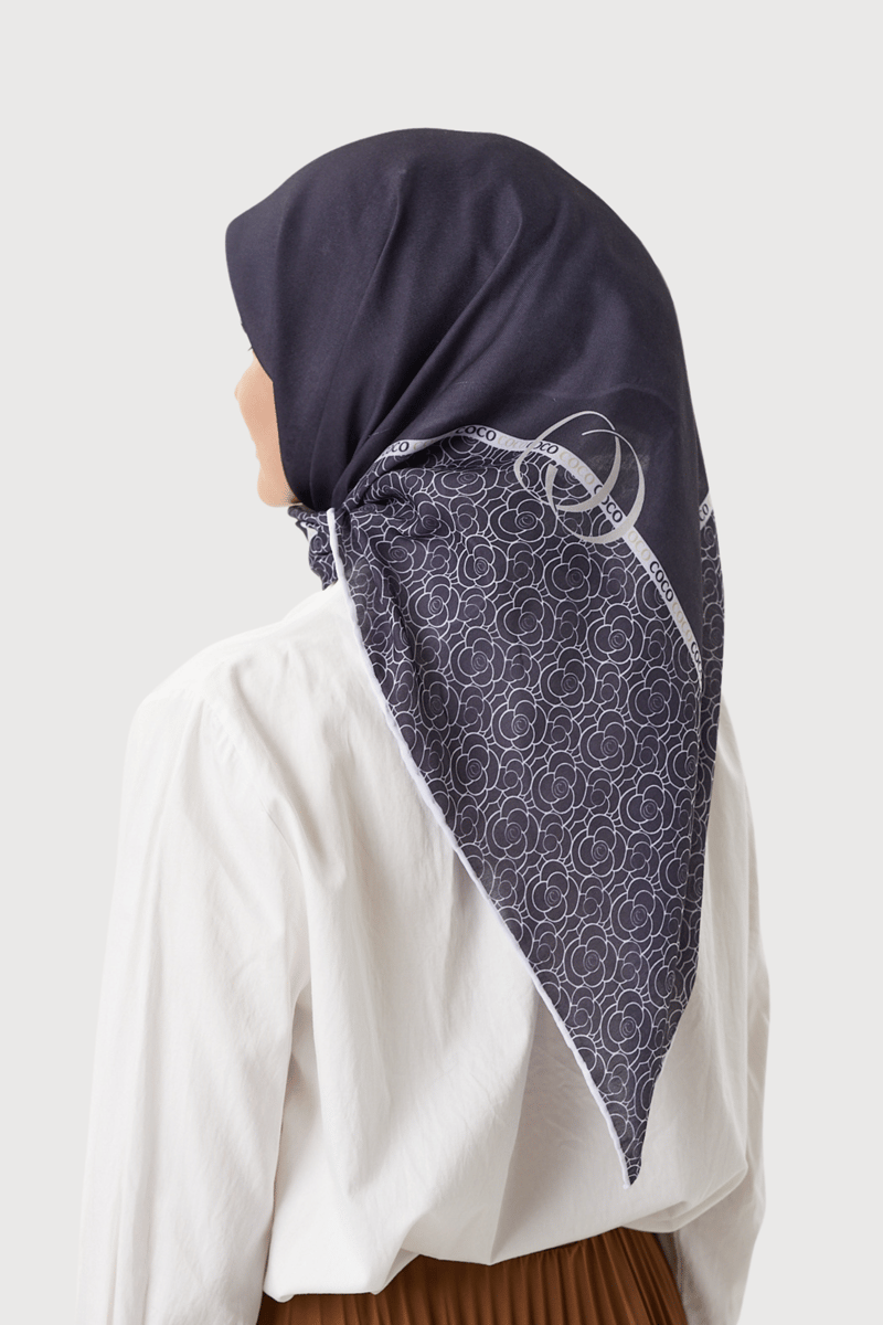 Siyah - Paris Pamuk Eşarp · görsel 2