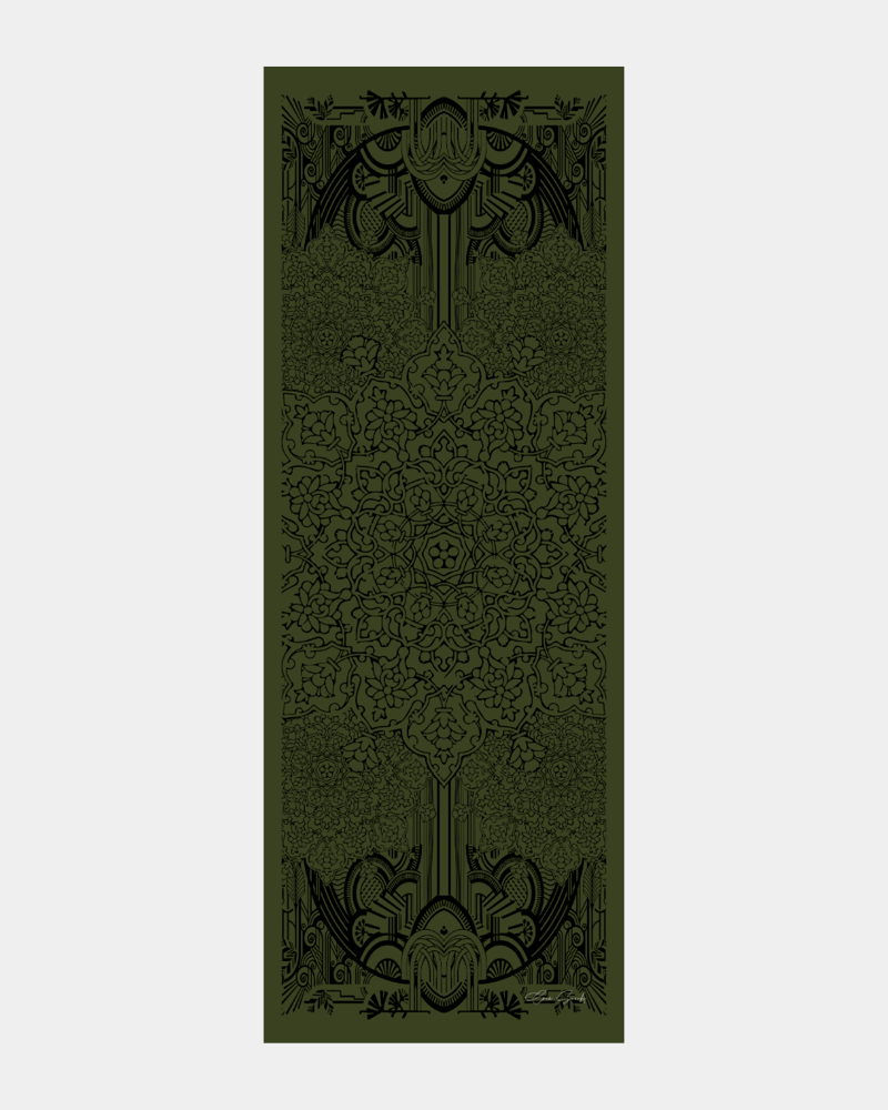 Zeytin & Siyah Harem Rüyası Desen Şal - 74 · görsel 7