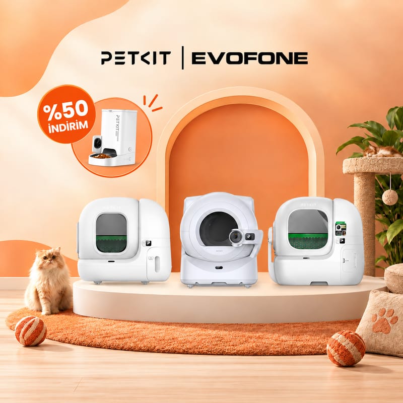 PETKIT otomatik kedi tuvaleti ve Yumshare Solo akıllı mama kabı