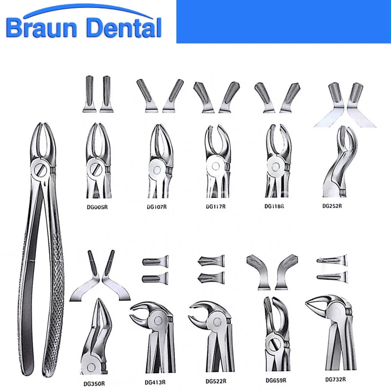 Braun Aesculap Anatomik Davye Seti 10 lu