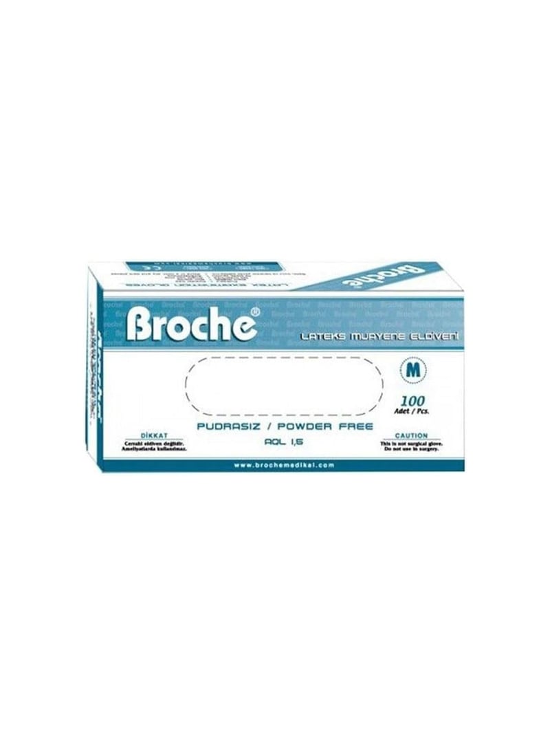Broche Pudrasız Eldiven 100 Lük