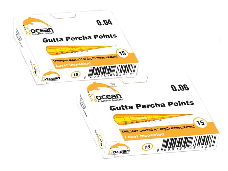 Ocean 0.04 Açılı Gutta Percha