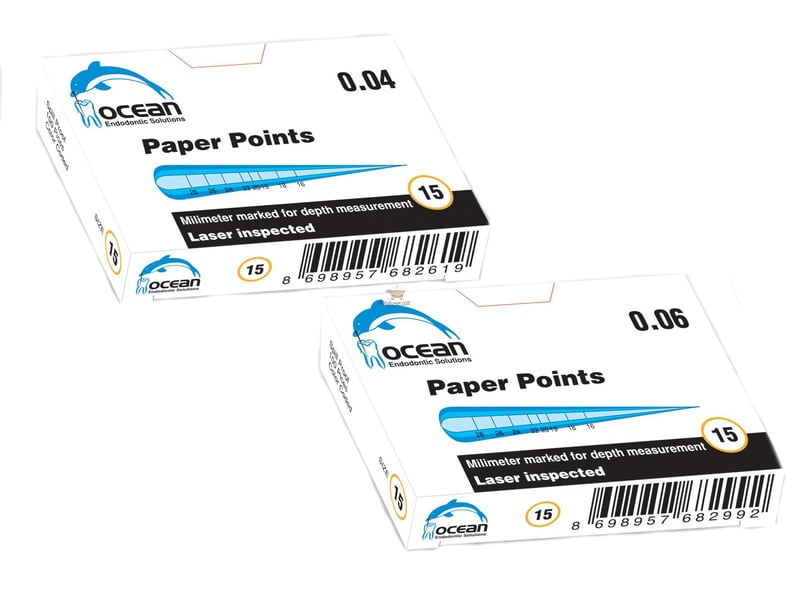 Ocean 0.06 Açılı Paper Point