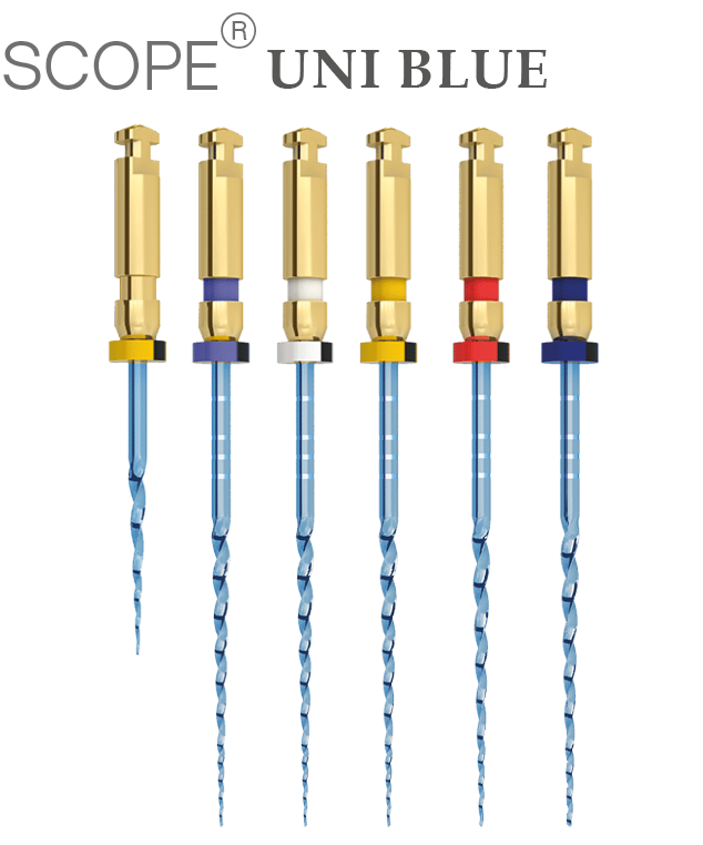 Scope Uni Blue Kanal Eğeleri 25 MM