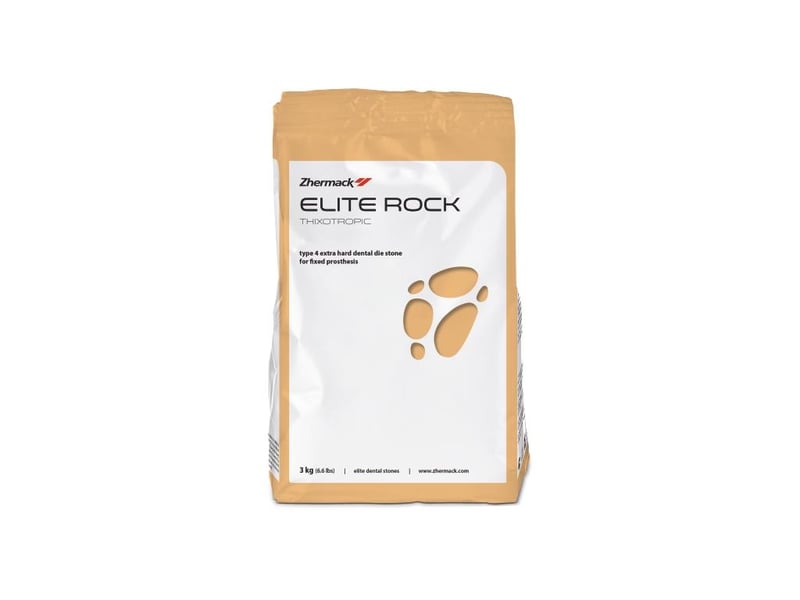 Zhermack Elite Rock Extra Sert Alçı Tip 4 Kumlu Kahve 3 Kg