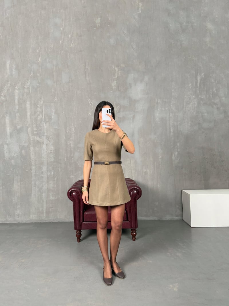 Senita Vizon ZR Model Kaşe Elbise