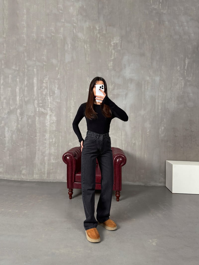Revin Füme ZR Model Wide Leg Jean