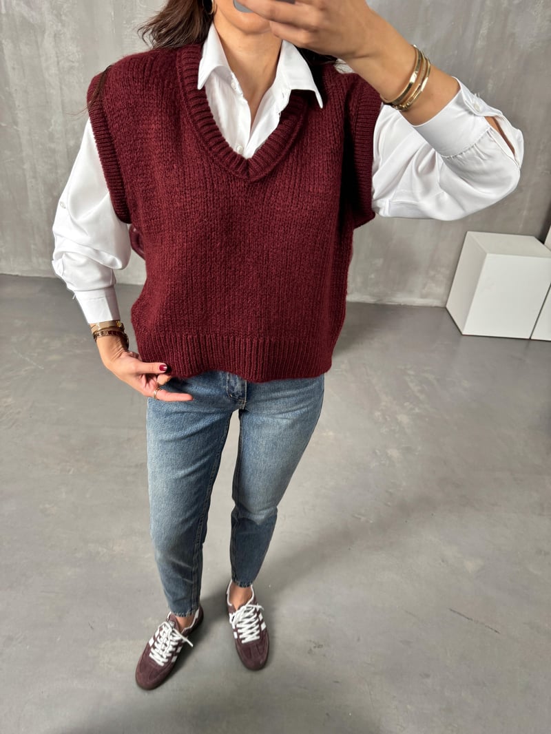 Bogi Bordo V Yaka Süveter