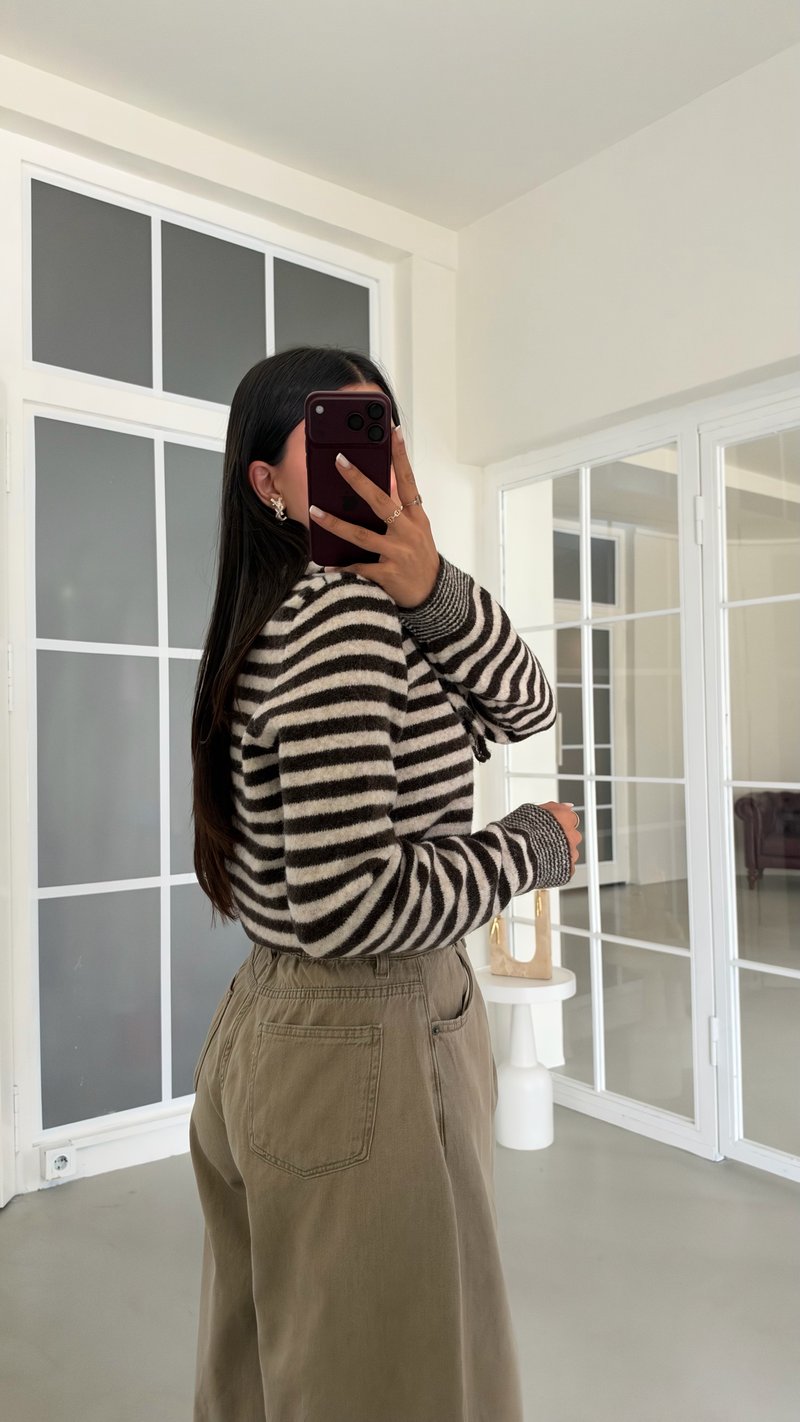 Açık Yeşil Beli Lastikli Oversize Jean GAUS-02030