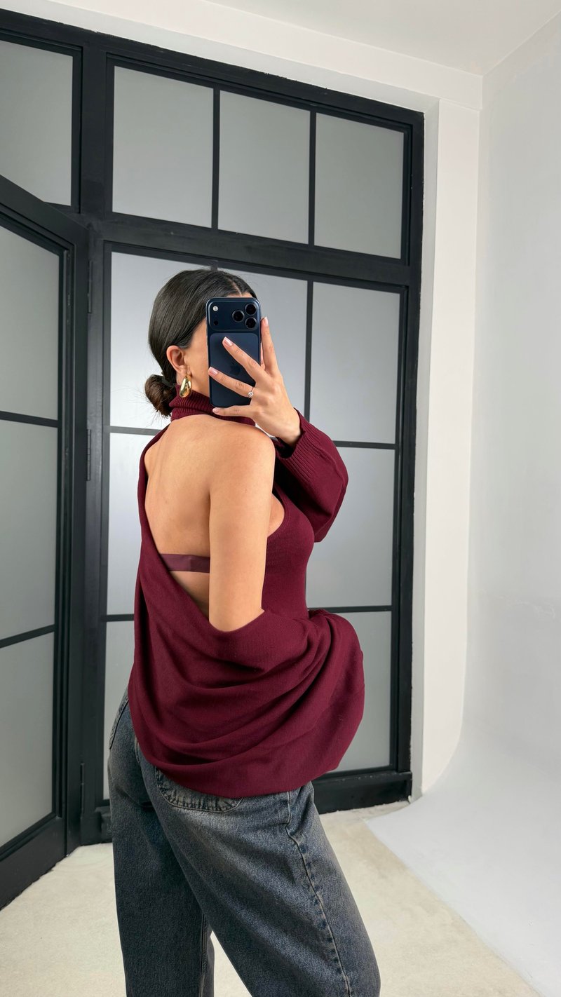 Mürdüm Bolero Detaylı İkili Triko Takım GAUS-01170