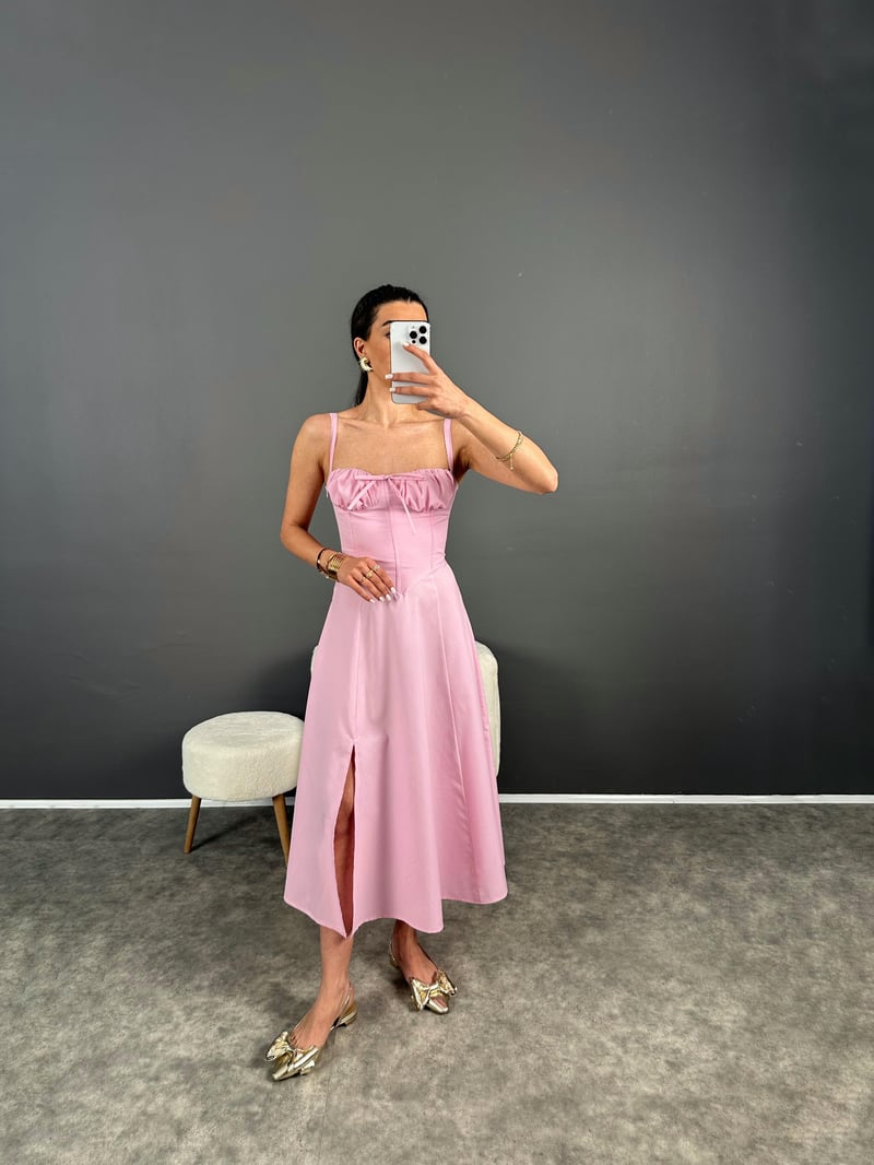 Pembe Pinterest Viral Elbise