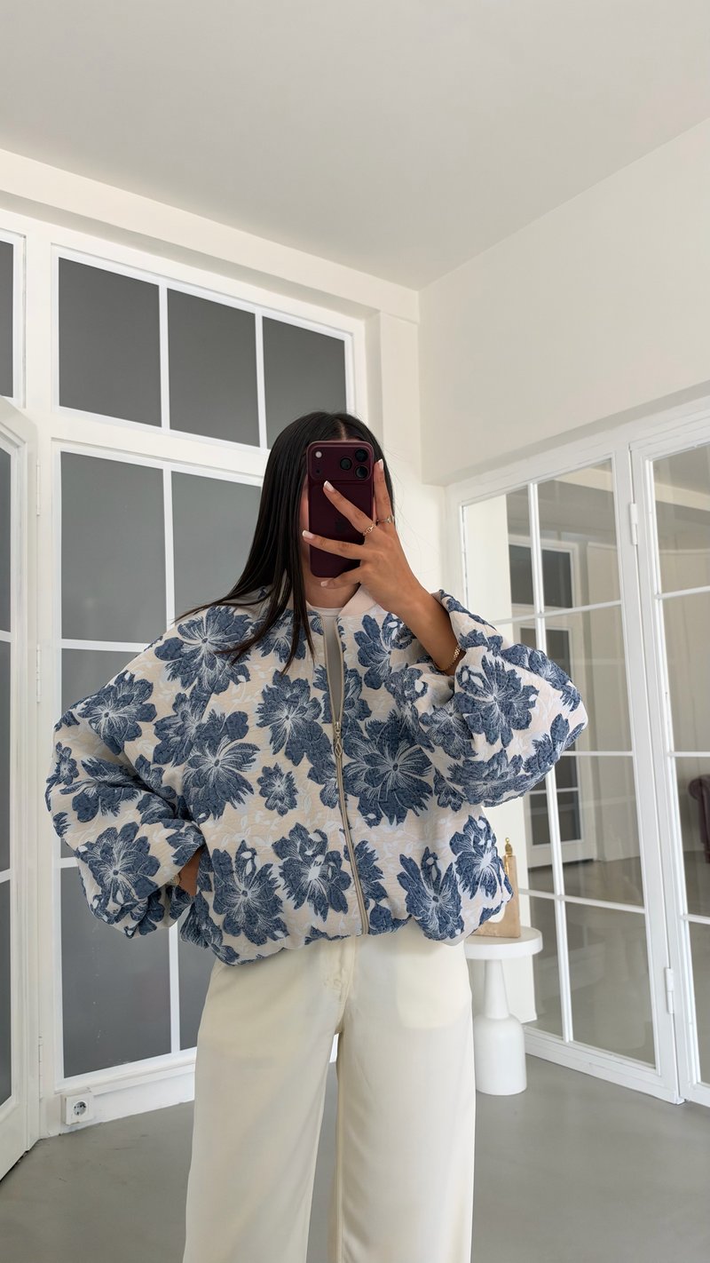 Lacivert Astarlı Pintrest Ceket GAUS-02208