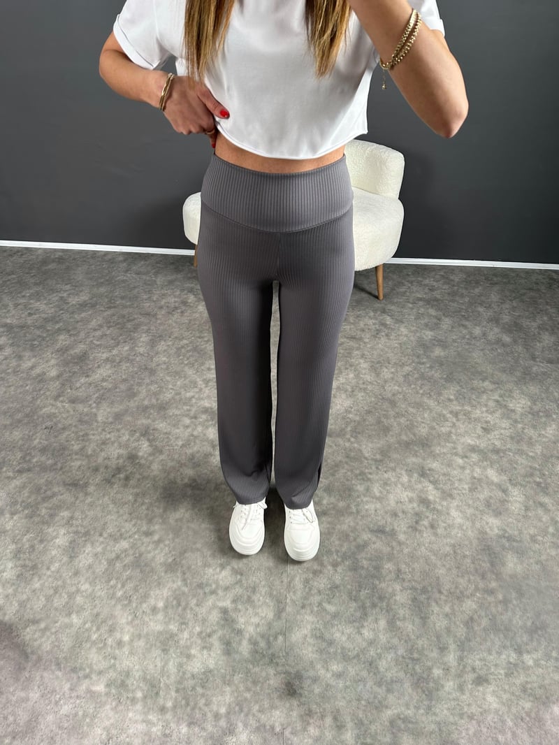 Oysh Baskılı Füme Fitilli Pantolon