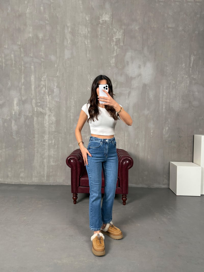 Shake Orta Mavi CS Muadil Flare Jean