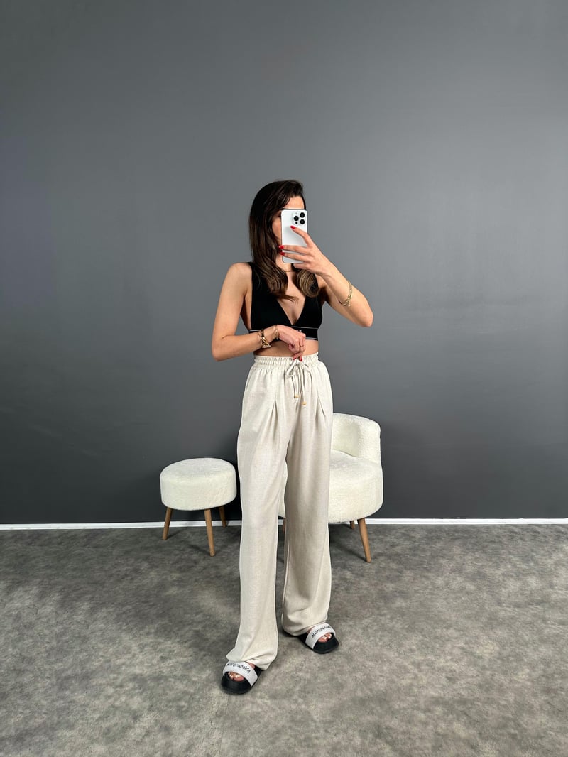 Tala Premium Keten Pantolon 