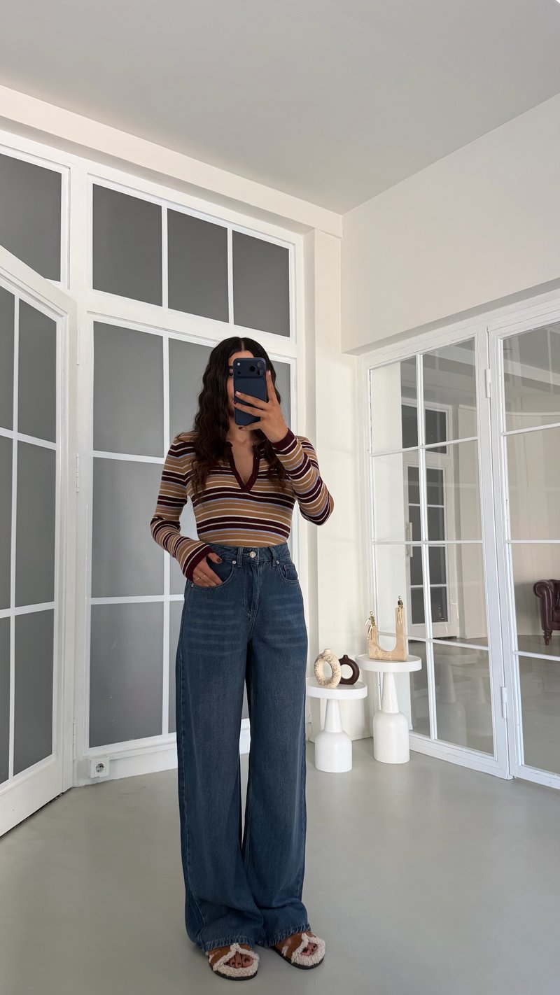 Koyu Mavi Yumuşak Tencel Premium Jean GAUS-01941