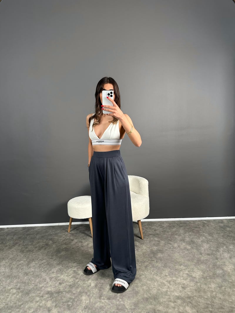 Anja Füme Pike Modal Kumaş Pantolon