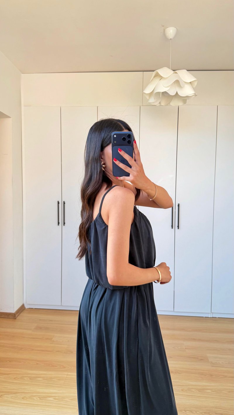Füme OYS Model Crop Üst Pantolon İkili Modal Kumaş Takım GAUS-01602
