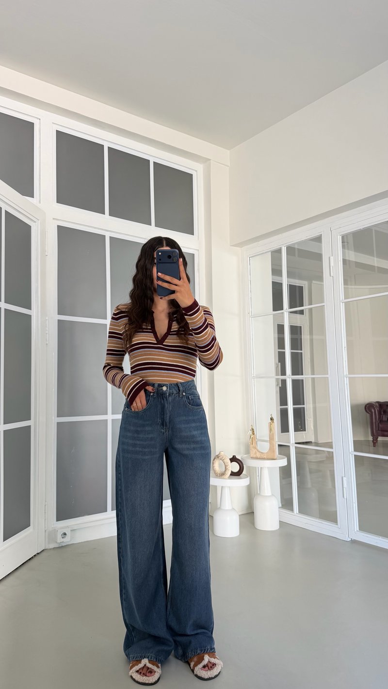 Koyu Mavi Yumuşak Tencel Premium Jean GAUS-01941