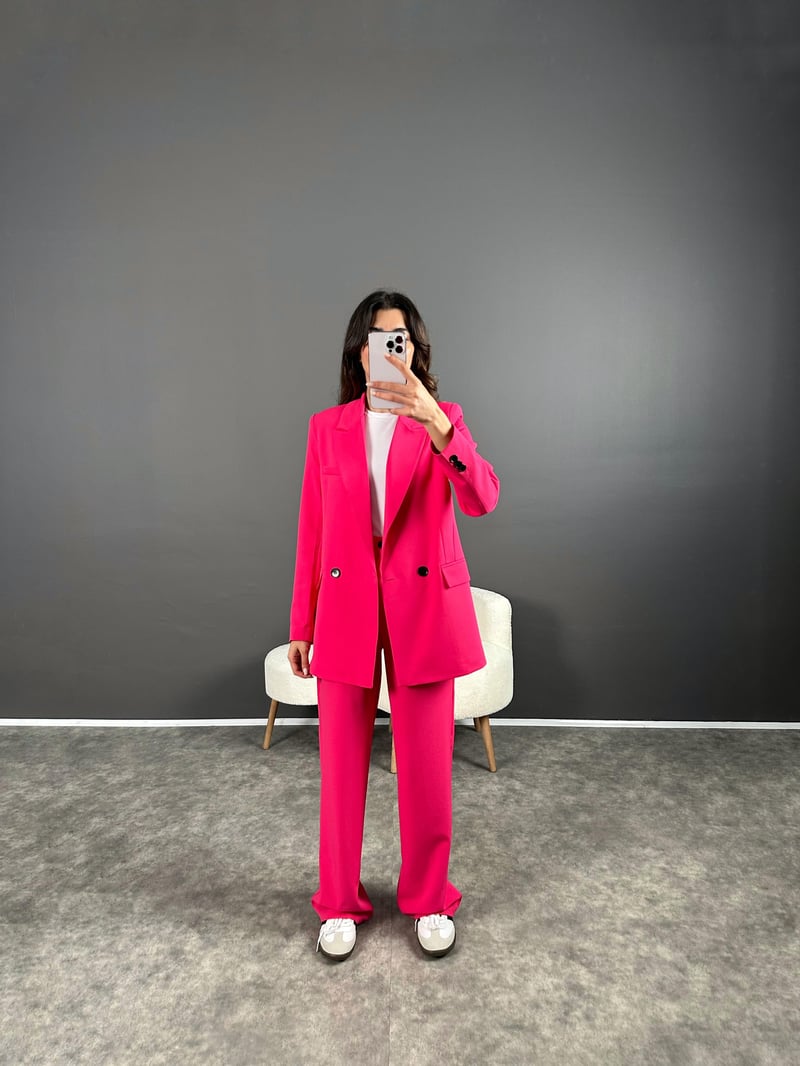 Angelo Pembe Premium İkili Takım