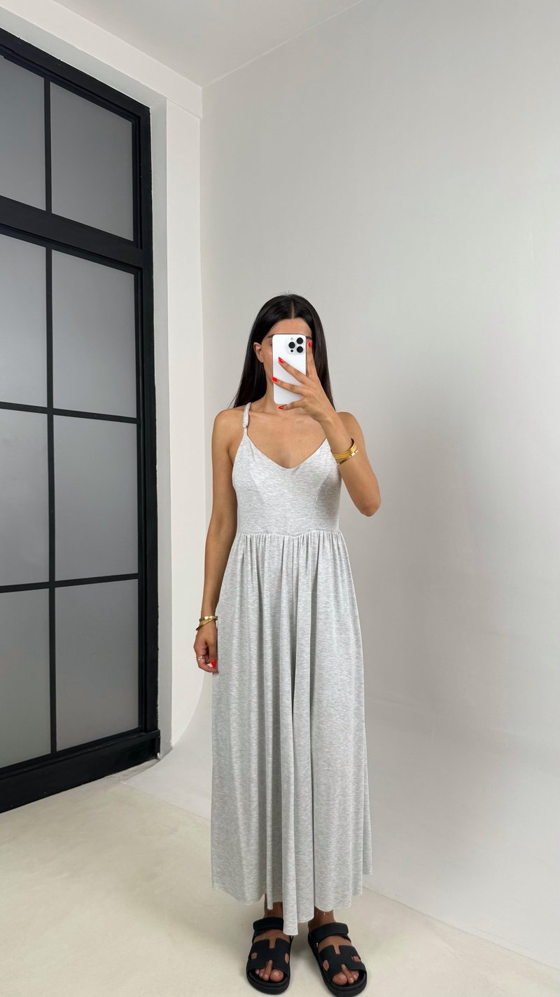 Gri Ayarlanabilir Askılı OYS Muadil Tulum Gaus00697