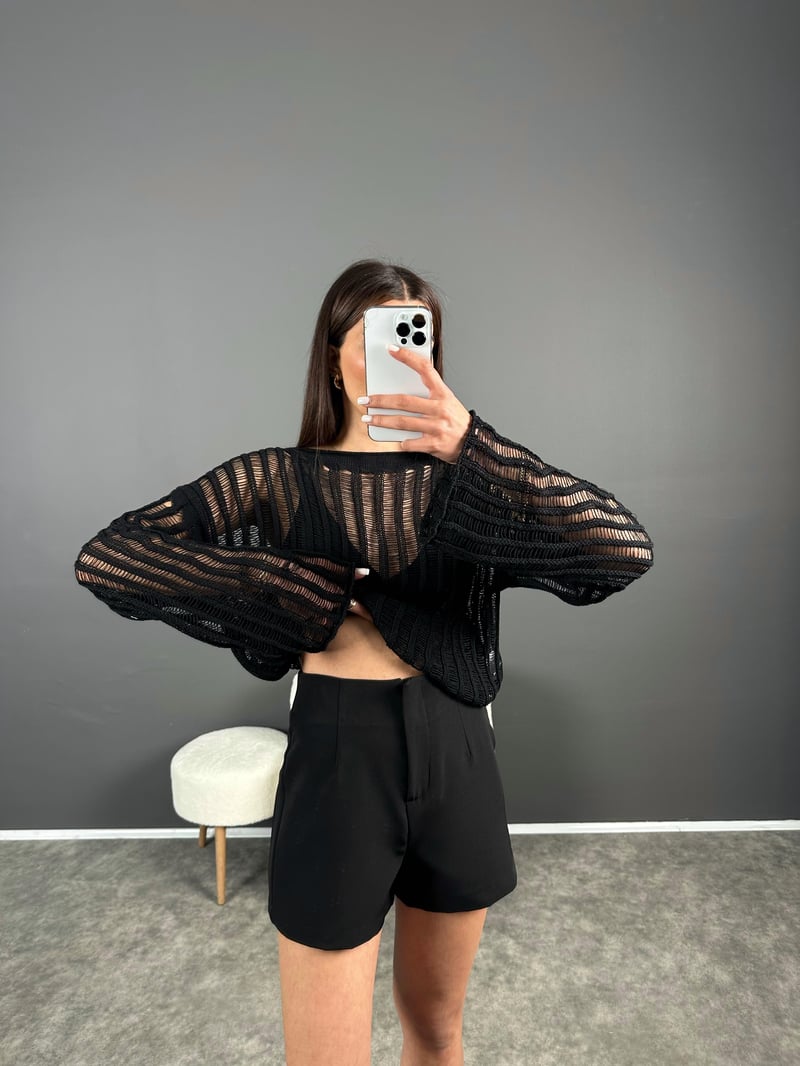ZR Model Siyah Şort