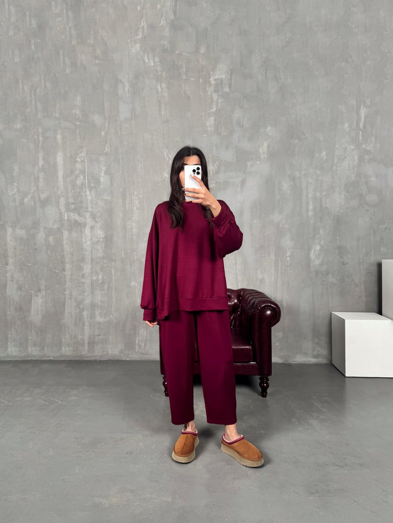 Serge Bordo Oys Kumaş Oversize İkili Takım 