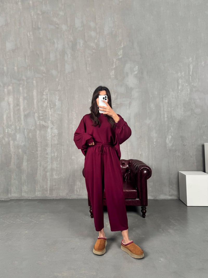 Serge Bordo Oys Kumaş Oversize İkili Takım 
