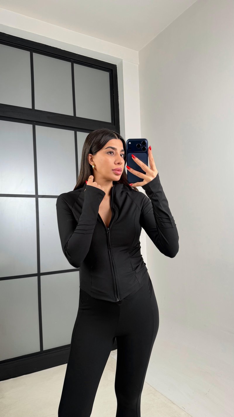 Siyah OYS Model Ceket Tayt Takım GAUS-00941