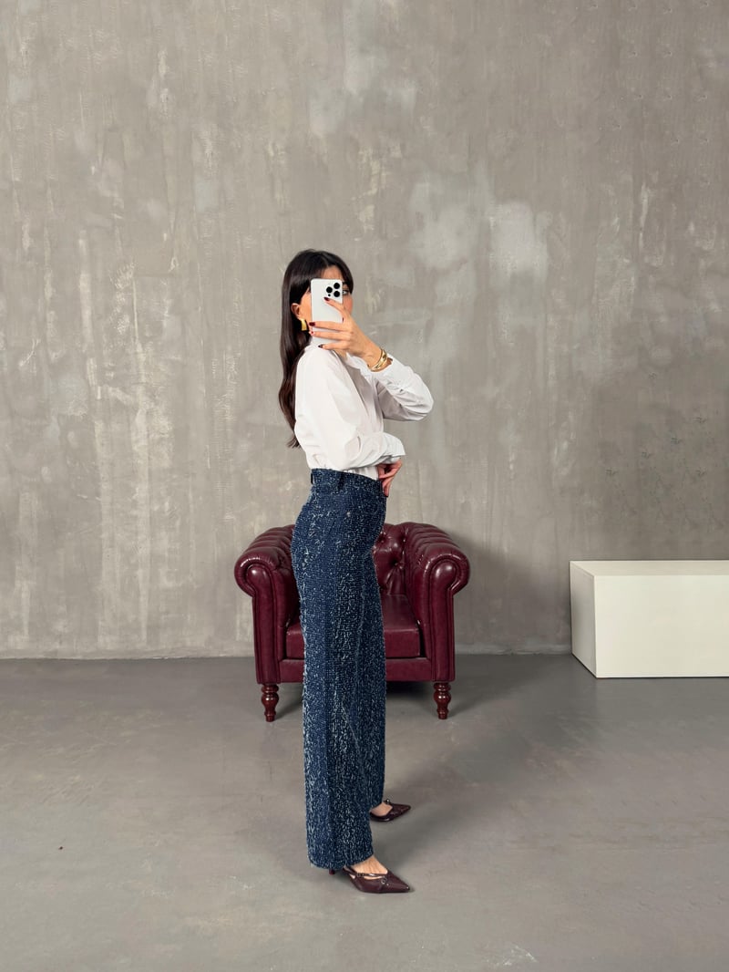 Moris Koyu Mavi ZR Model Straight Jean
