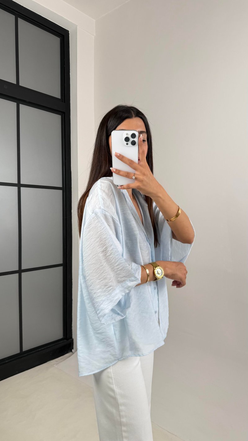 Mavi Premium Tencel Gömlek Gaus00606