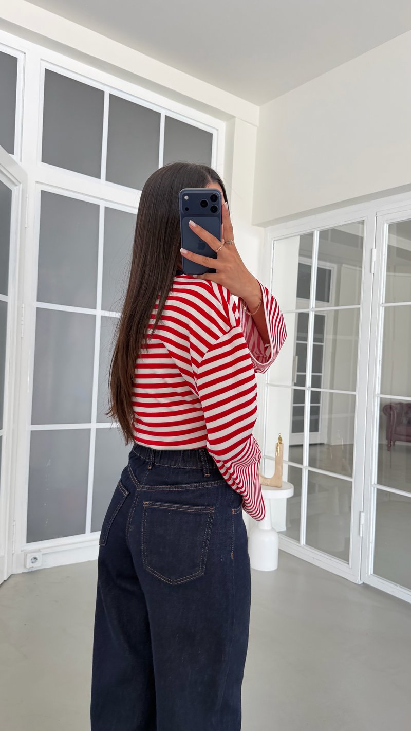 Lacivert Beli Lastikli Jean GAUS-02158