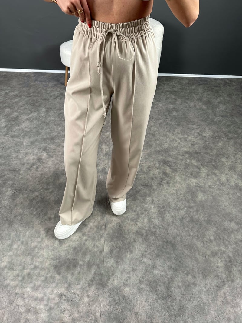 Olya Taş Beli Lastikli Pantolon