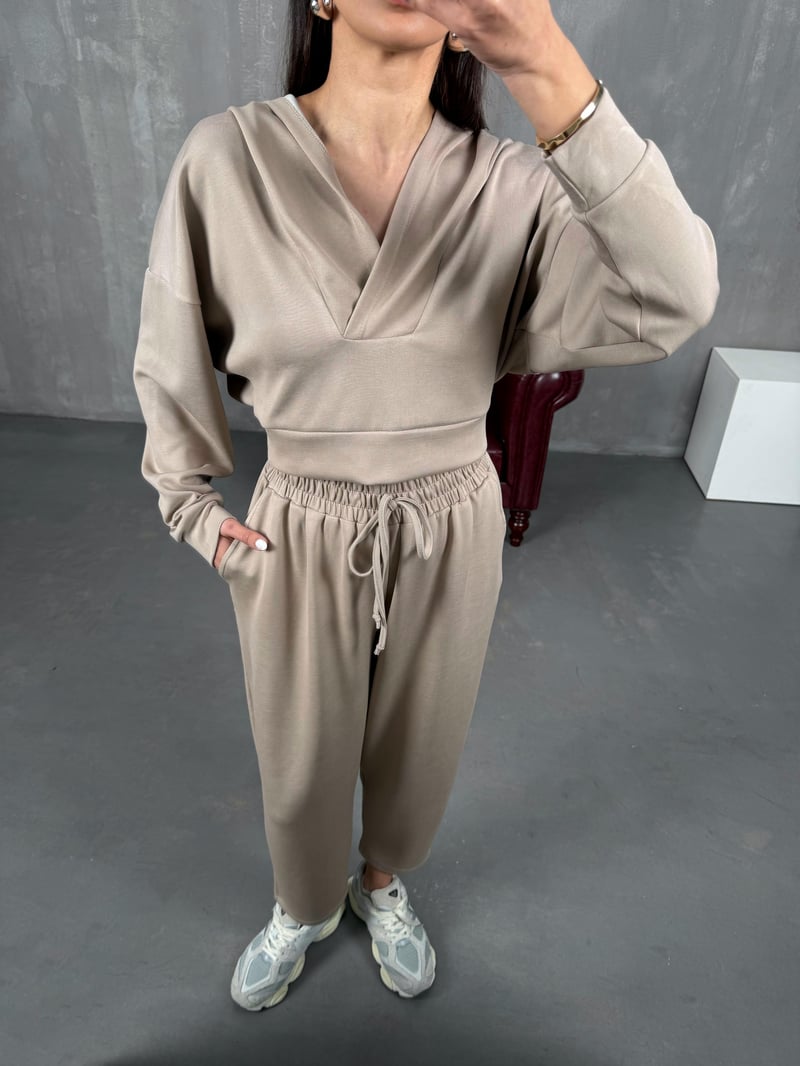 Davin Mink Hooded Premium Modal Set
