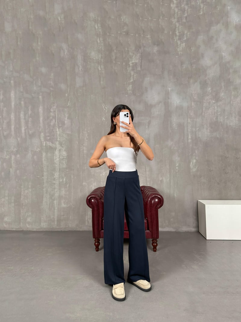 Füme Çımalı Premium Modal Pantolon Gaus0006
