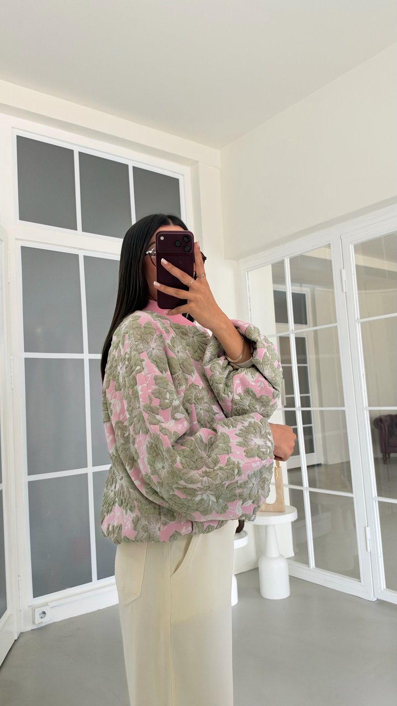 Pembe Astarlı Pintrest Ceket GAUS-02208