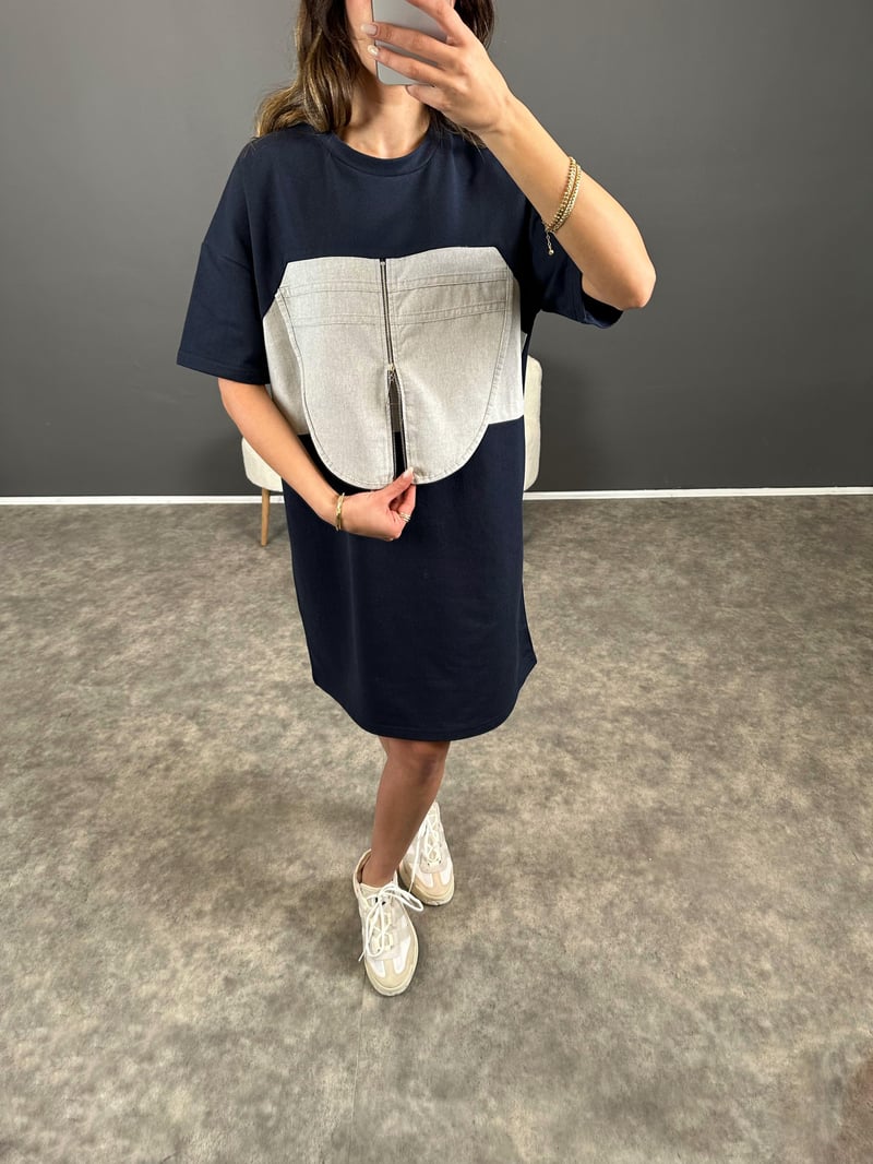 Tws Model Fermuarlı Tasarım Elbise 