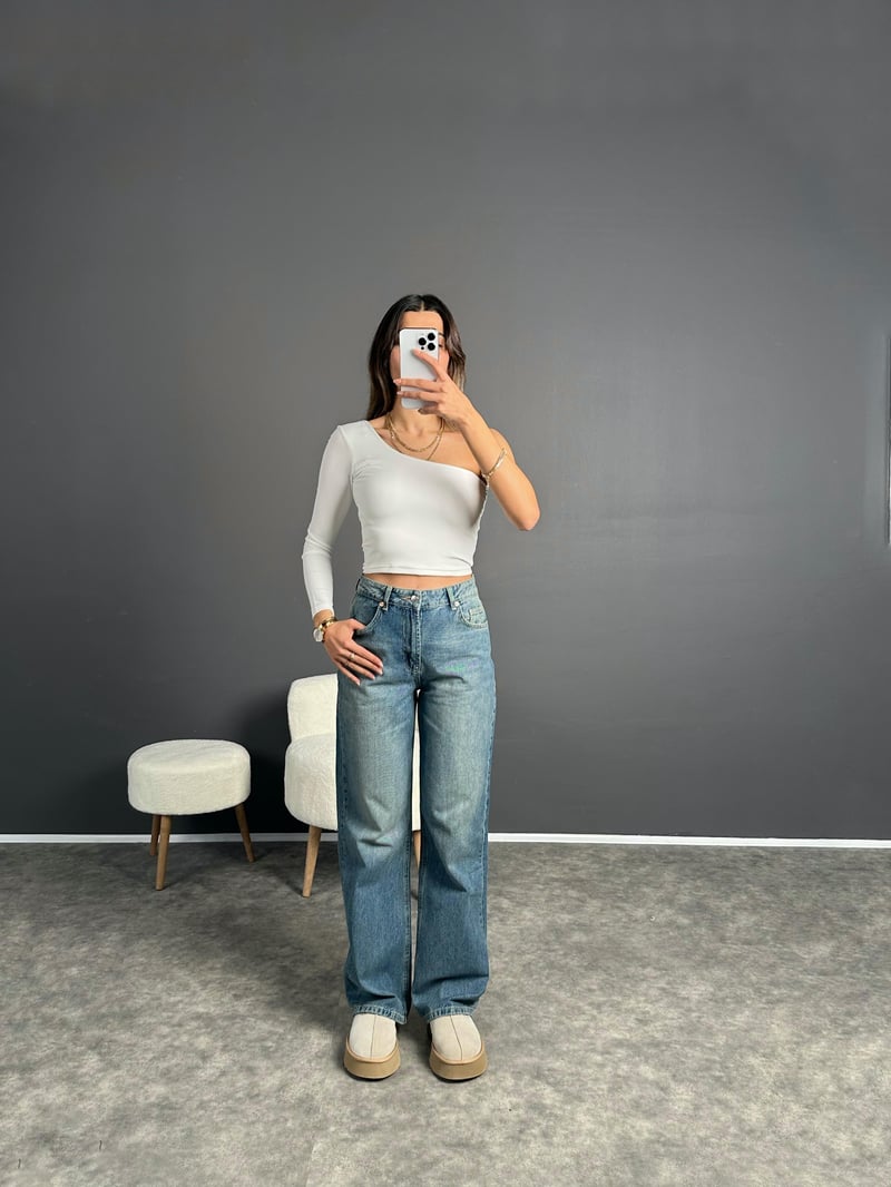 GR Eskitme High Waist  Jean